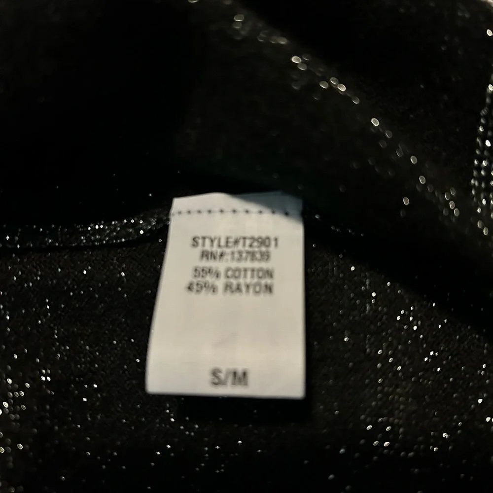NWT ALTAR’D State Long Black Sparkly Tunic Size‎ Small-Medium